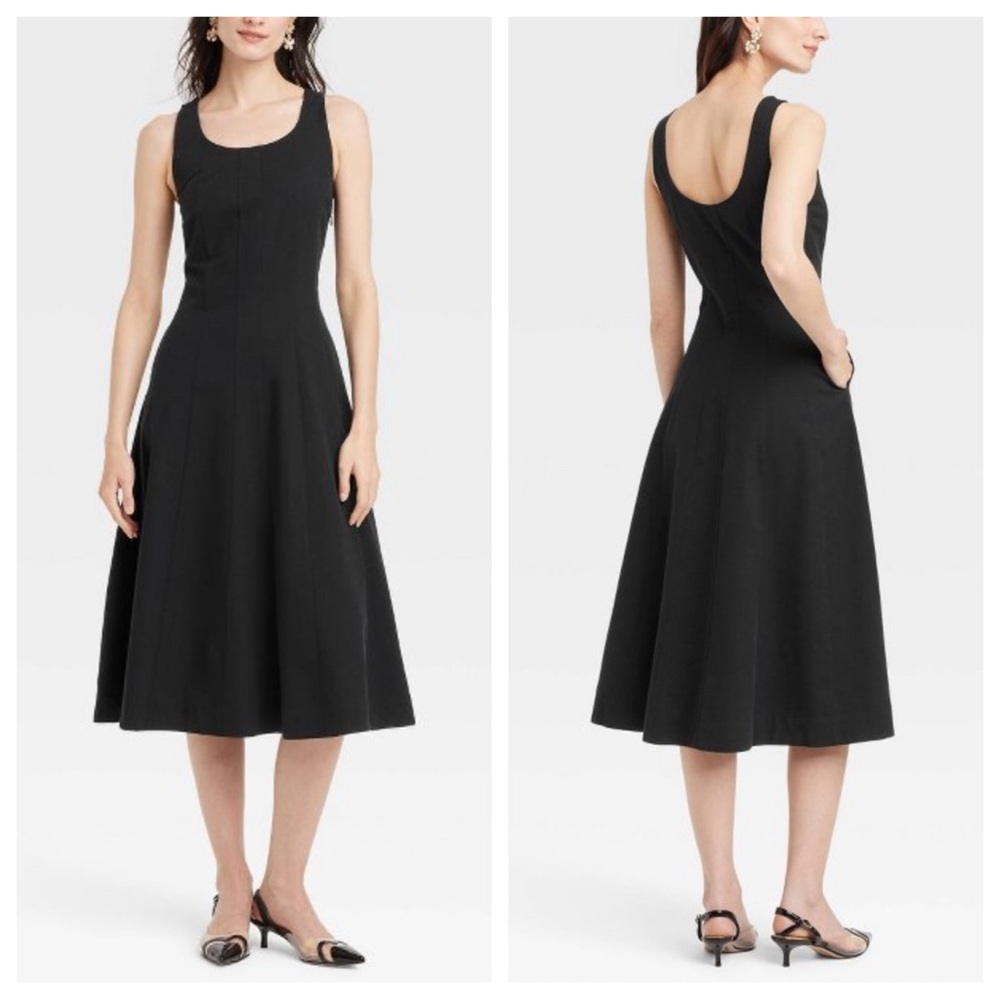 Target Black Midi Dress